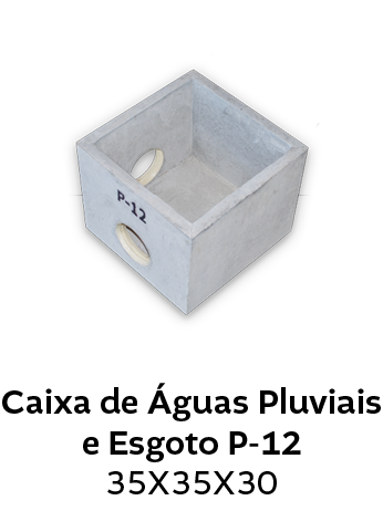 Caixa de Águas Pluviais e Esgoto P-12 35X35X30.png